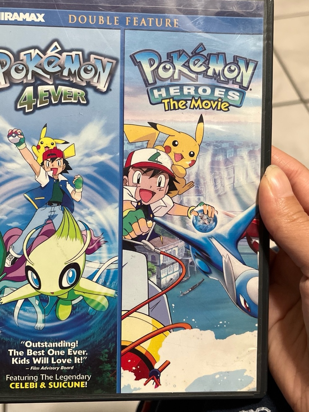 Pokemon Heroes The Movie / 4Ever Double Feature – DVD